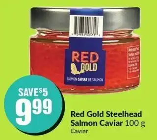 FreshCo Red Gold Steelhead Salmon Caviar 100 g offer