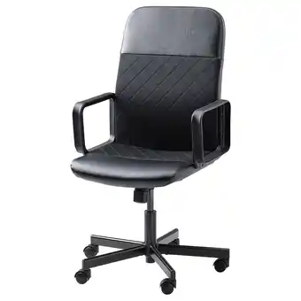 IKEA Renberget Swivel chair, Bomstad black offer