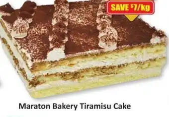 Starsky Maraton Bakery Tiramisu Cake offer