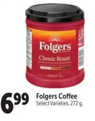 Family Foods Folgers Coffee offer