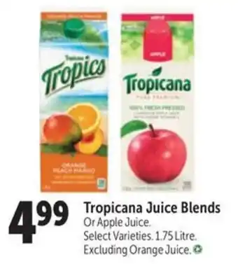 Family Foods Tropicana Juice Blends offer