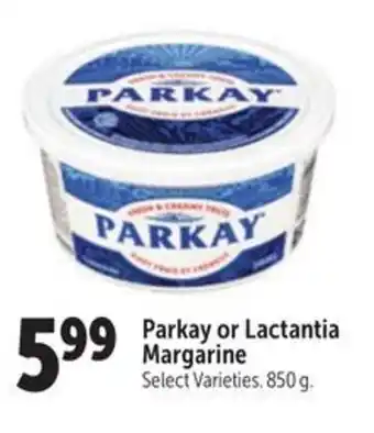 Family Foods Parkay or Lactantia Margarine offer