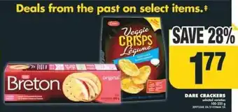 No Frills DARE CRACKERS offer