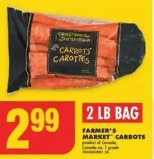 No Frills FARMER'S MARKET CARROTS offer