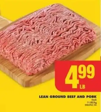 No Frills LEAN GROUND BEEF AND PORK offer