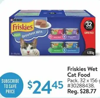 Walmart Friskies Wet Cat Food offer