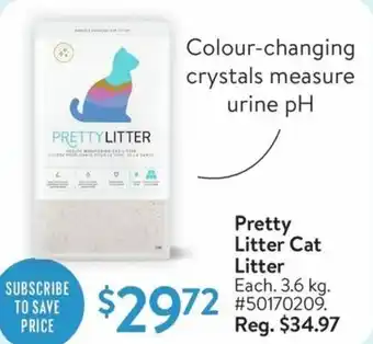 Walmart Pretty Litter Cat Litter offer