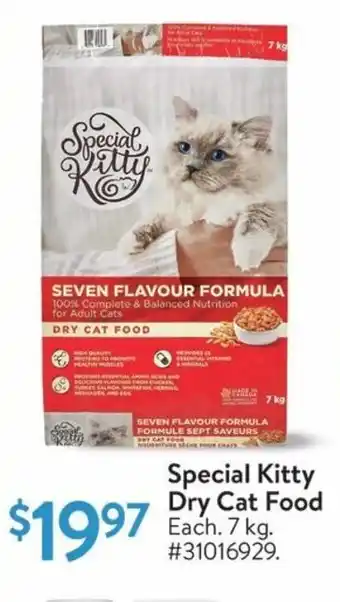 Walmart Special Kitty Dry Cat Food offer