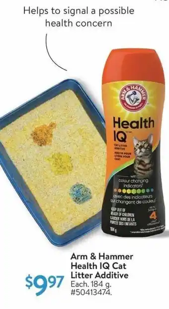 Walmart Arm & Hammer Health IQ Cat Litter Additive offer