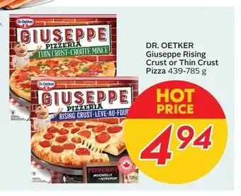 Sobeys DR. OETKER Giuseppe Rising Crust or Thin Crust Pizza offer