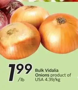 Sobeys Bulk Vidalia Onions offer