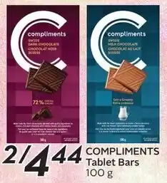 Sobeys COMPLIMENTS Tablet Bars offer