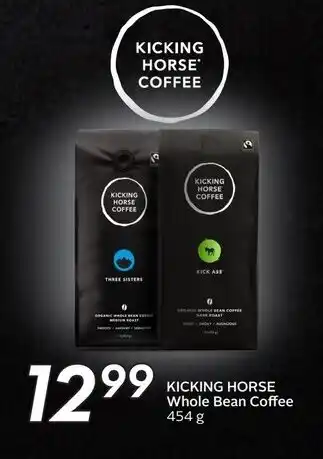 Sobeys KICKING HORSE Whole Bean Coffee 454 g offer