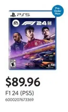 Walmart F1 24 (PS5) offer