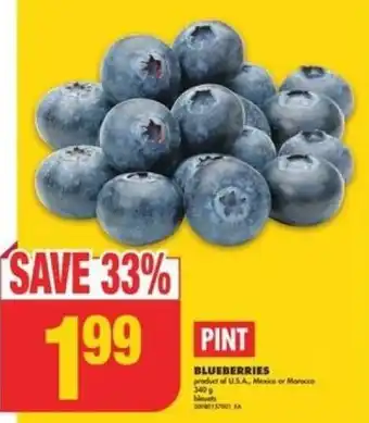 No Frills PINT BLUEBERRIES offer