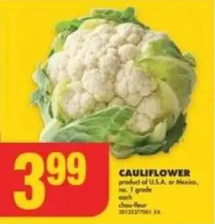 No Frills CAULIFLOWER offer