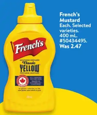 Walmart French's Mustard offer