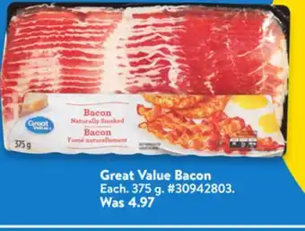 Walmart Great Value Bacon offer