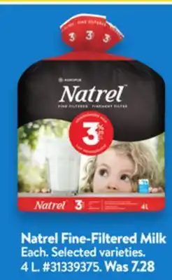 Walmart Natrel Fine-Filtered Milk offer
