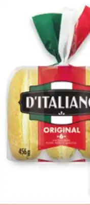 Walmart D' Italiano Hamburger Buns offer