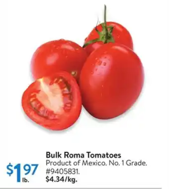 Walmart Bulk Roma Tomatoes offer
