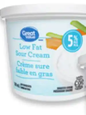 Walmart Great Value Sour Cream offer
