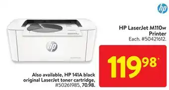 Walmart HP LaserJet M110w Printer offer