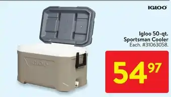 Walmart Igloo 50-qt. Sportsman Cooler offer