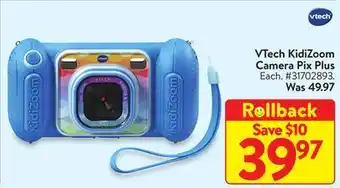 Walmart VTech KidiZoom Camera Pix Plus offer