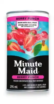 Walmart Minute Maid Frozen Punch offer