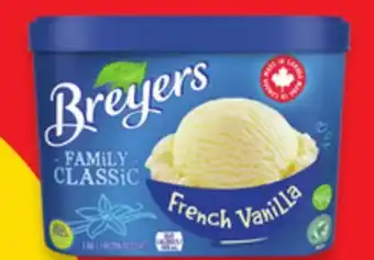 Walmart Breyers Family Classic Frozen Dessert Tub offer