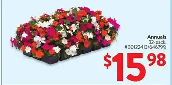Walmart Annuals offer