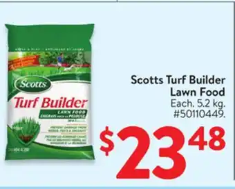 Walmart Scotts Turf Builder Lawn Food offer