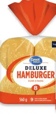 Walmart Great Value Sesame Hamburger Buns offer