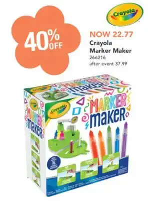 Toys R us Crayola Marker Maker offer