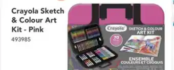 Toys R us Crayola sketch & colour Art kit - Pink offer