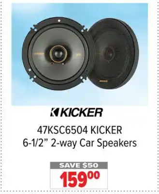 2001 Audio Video KICKER 6-1/2 2-way Car Speakers offer