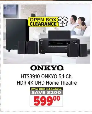 2001 Audio Video ONKYO 5.1-Ch. HDR 4K UHD Home Theatre offer