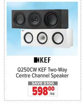 2001 Audio Video Two-Way Centre Channel Speaker offer