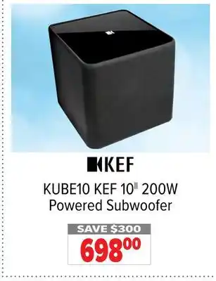 2001 Audio Video KEF 10|| 200W Powered Subwoofer offer