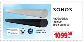 2001 Audio Video SONOS Premium Smart Sound Bar offer