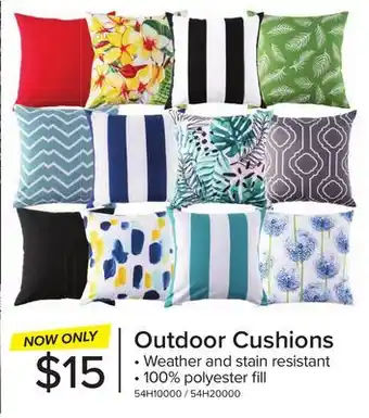 Leon's Outdoor Cushions offer