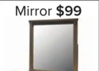 Leon's Rossco Mirror - Rustic Oak offer