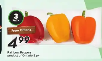 Sobeys Rainbow Peppers offer