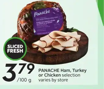 Sobeys PANACHE Ham, Turkey or Chicken offer