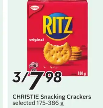 Sobeys CHRISTIE Snacking Crackers offer