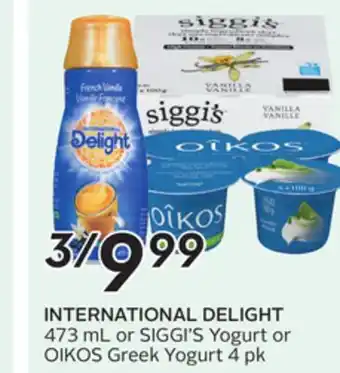 Sobeys INTERNATIONAL DELIGHT offer