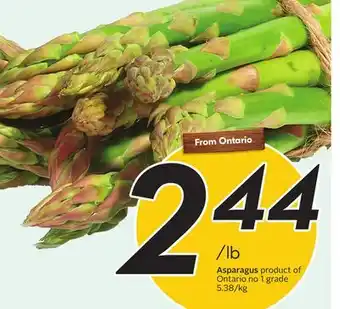 Sobeys Asparagus offer