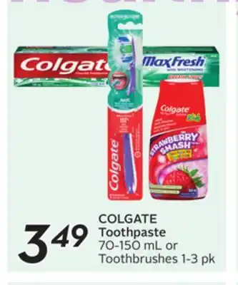 Sobeys COLGATE Toothpaste offer