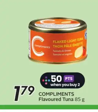 Sobeys COMPLIMENTS Flavoured Tuna offer